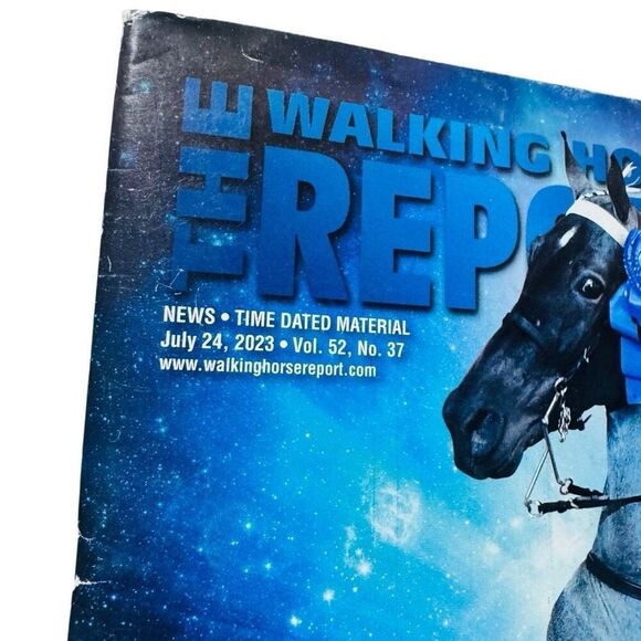 The Walking Horse Report -July 24 , 2023 CORNERSVILLE LIONS CLUB Grand Champ - Picture 2 of 7